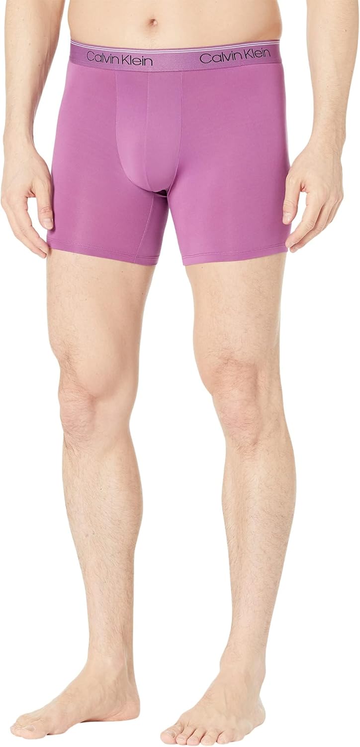 Мужские трусы-боксеры Calvin Klein Micro Stretch, 7 шт., Amethyst/Silver Birch/Midnight Navy — фото 2