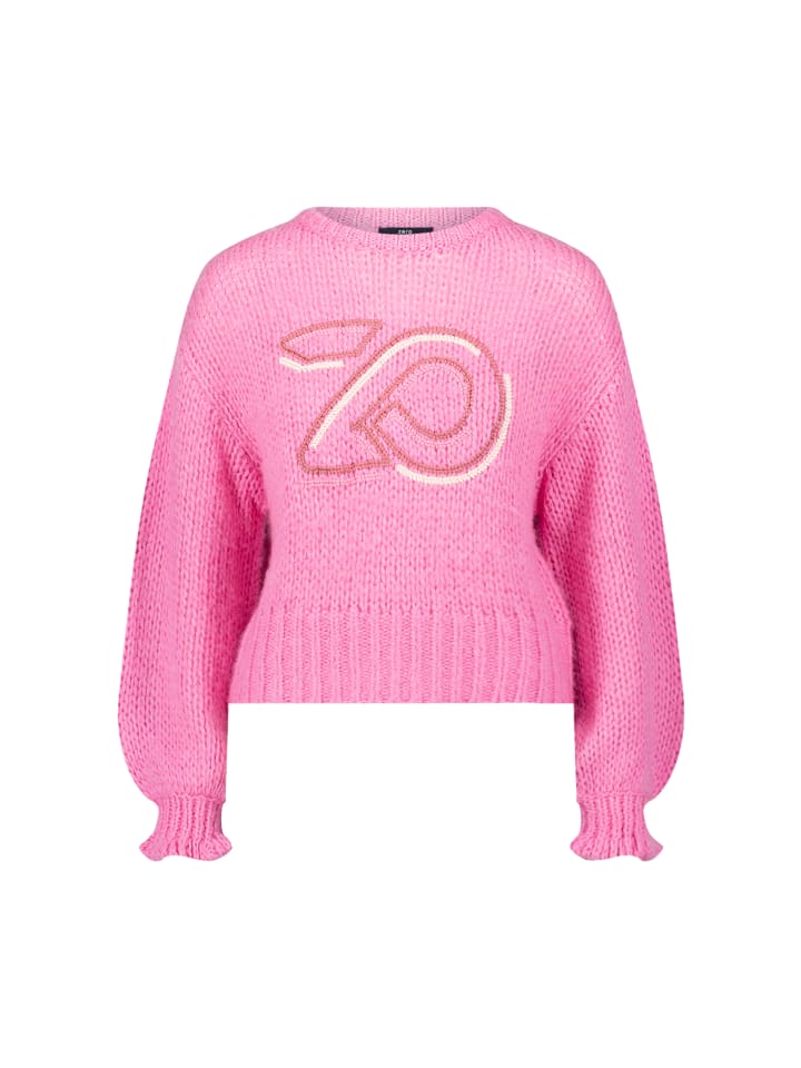 

Zero Свитер с вышитым логотипом, цвет Patch Pink