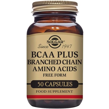 

Растительные капсулы Bcaa Plus, 50 шт., Solgar