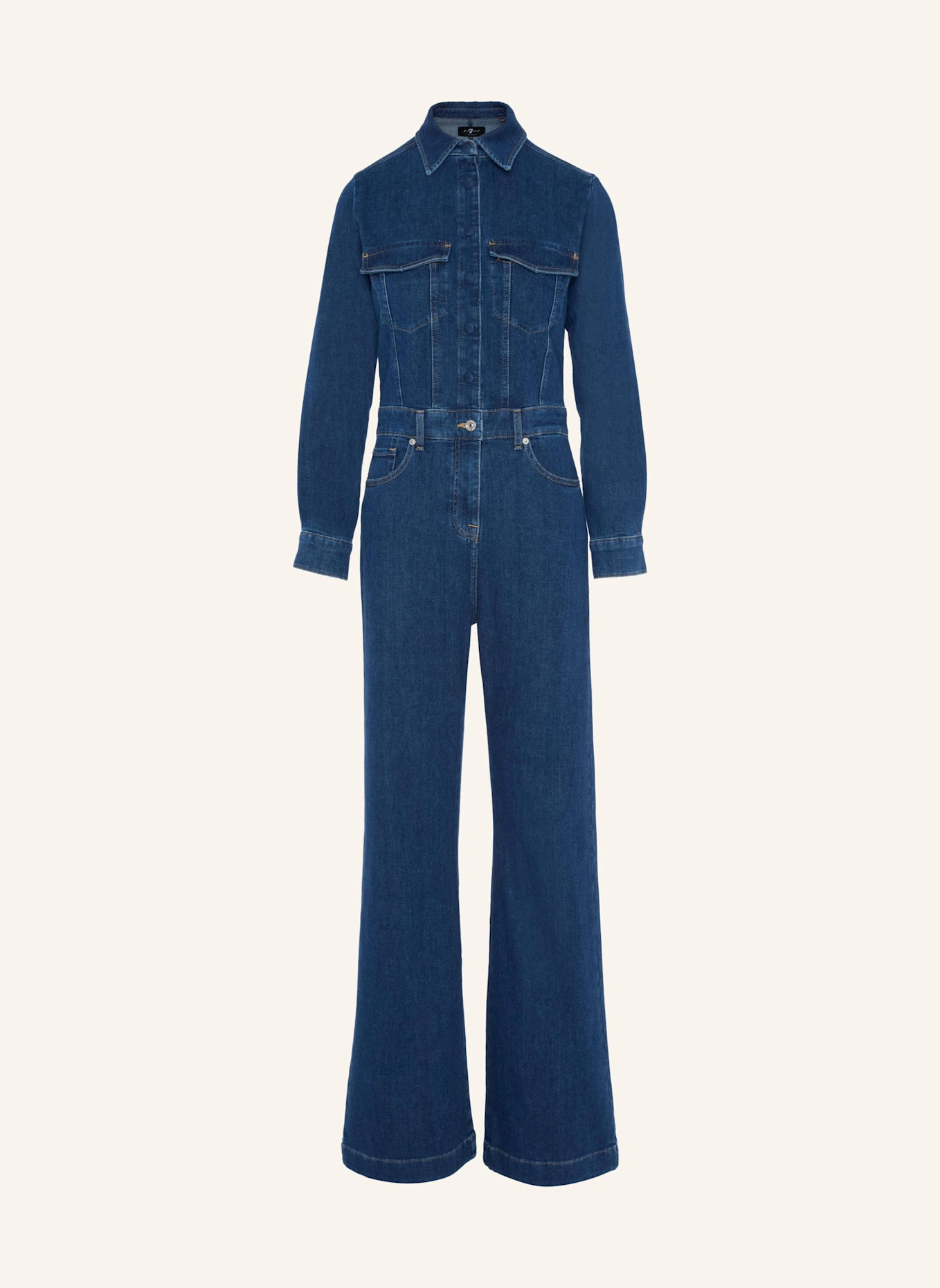 

Роскошный комбинезон 7 For All Mankind, синий