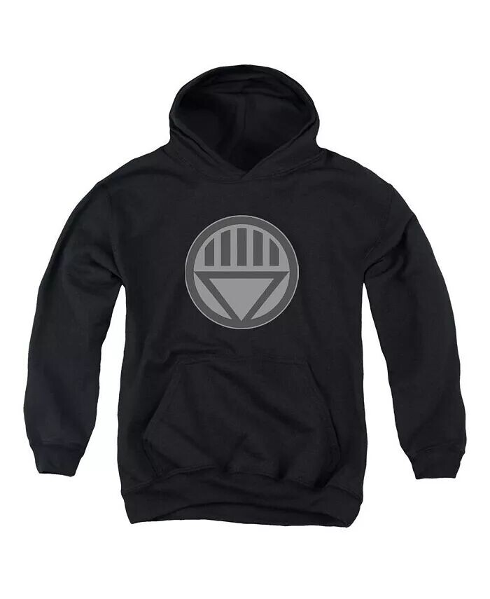 

Толстовка с капюшоном для мальчиков и подростков Black Symbol Green Lantern, черный