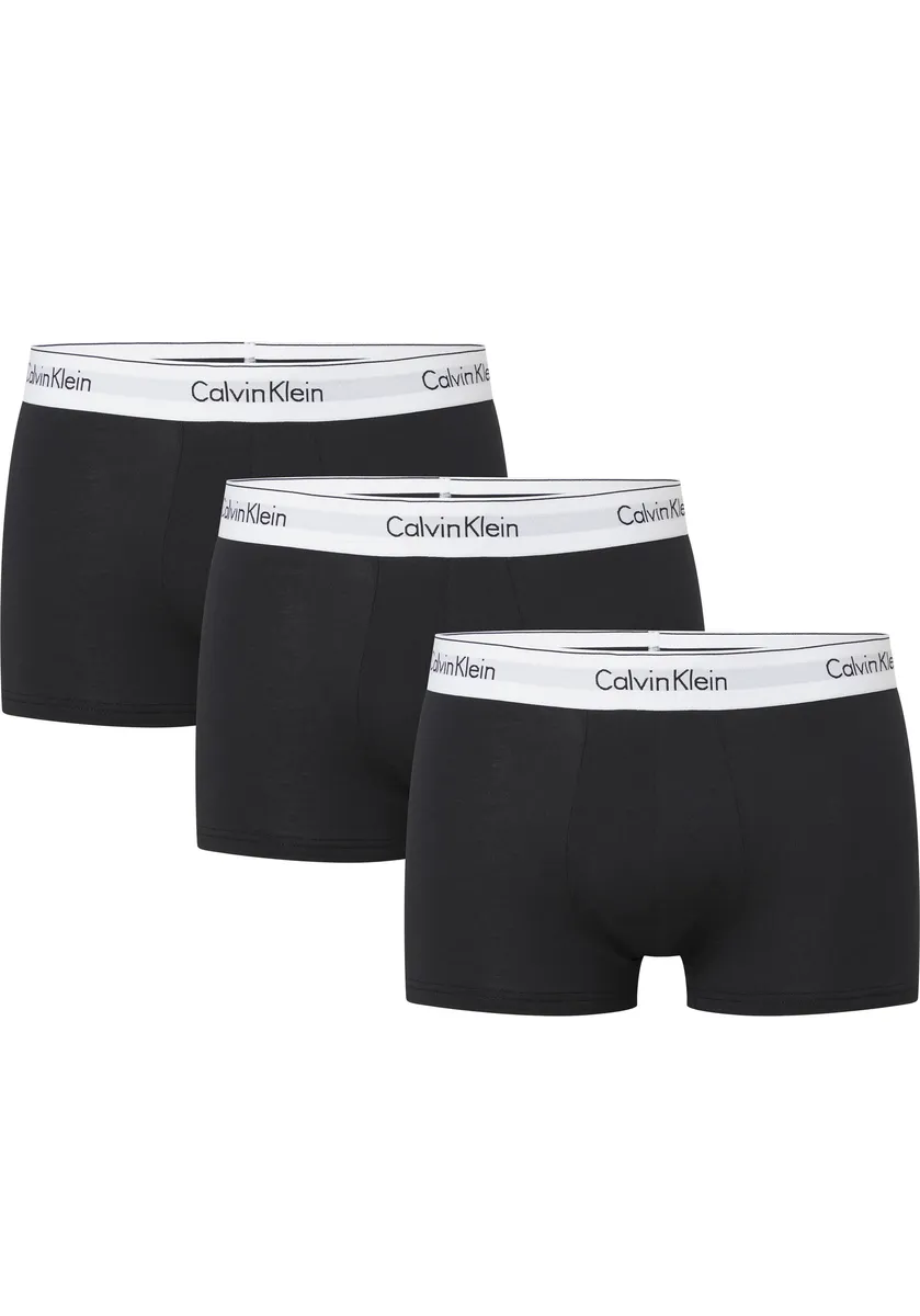 

Сундуки Calvin Klein Underwear (3 шт. в упаковке, 3 шт. в упаковке), с надписью-логотипом на поясе нижнего белья, черный