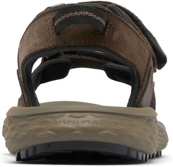 Columbia Мужские сандалии Konos Hiker 2-Strap, Cordovan/Black — фото 3