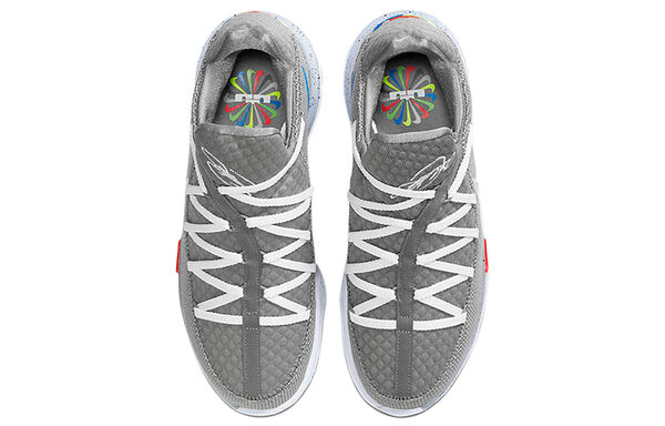 Кроссовки Nike LeBron 17 Low EP 'Particle Grey', серый — фото 4