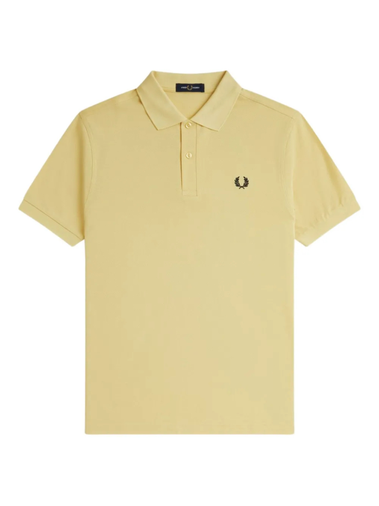 

Рубашка поло с вышитым логотипом Fred Perry, желтый