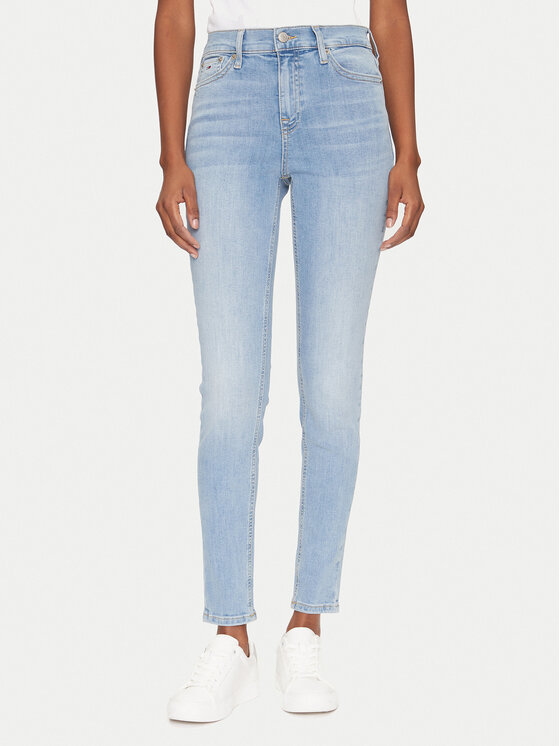 

Обтягивающие джинсы Nora DW0DW20651 Tommy Jeans, синий