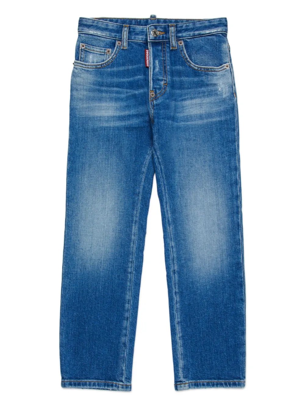 

Джинсы средней посадки DSQUARED2 KIDS, синий