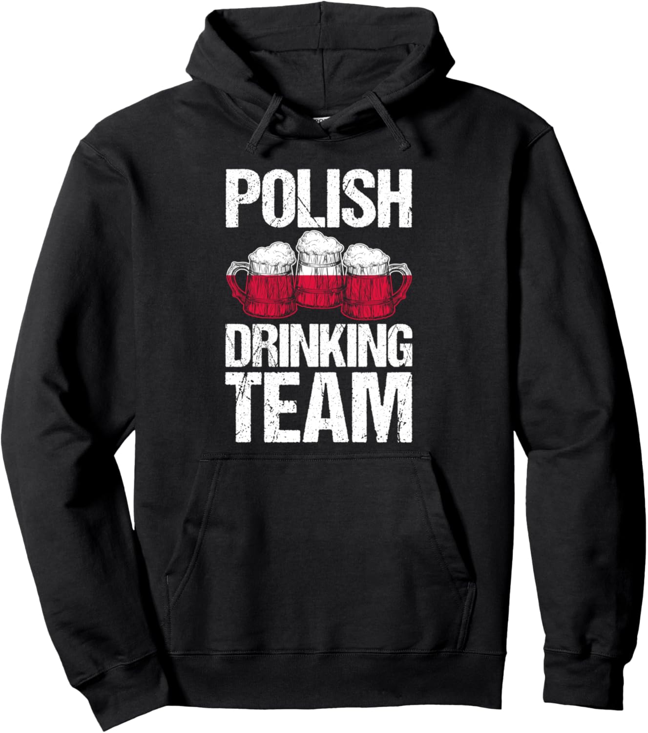 

Польская ликерная команда, польская толстовка Drinking Team & Polish Flag Gift, черный