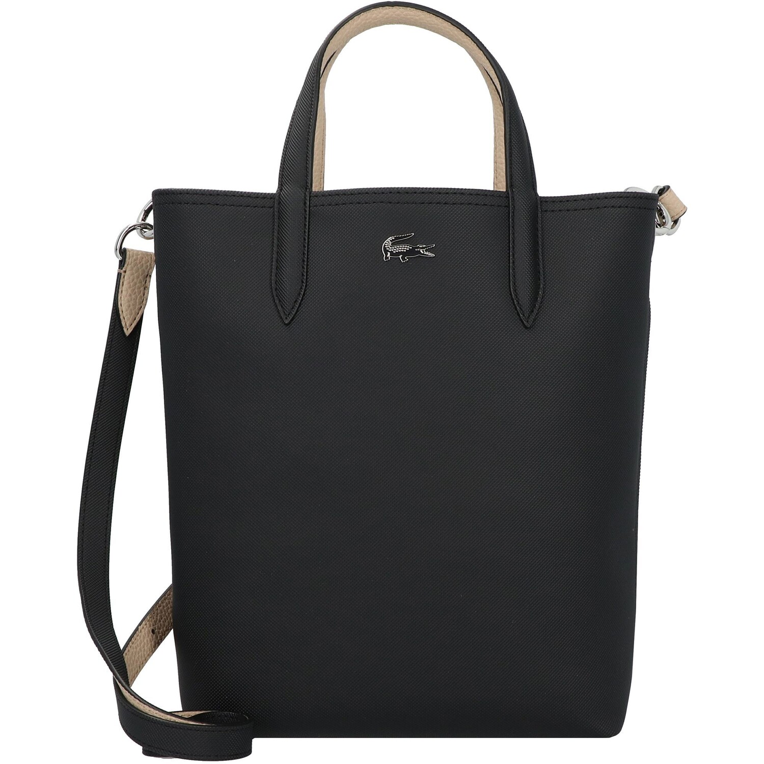 

Сумка Lacoste Anna Handtasche mit Wendefunktion 22 cm, цвет noir crema