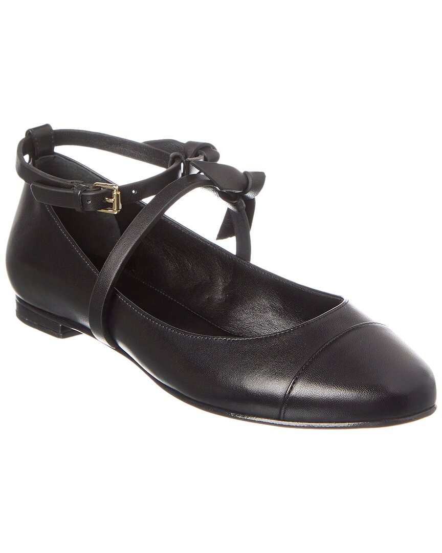 Александр Бирман Слим Кларита Кожаные Балетки Alexandre Birman, черный