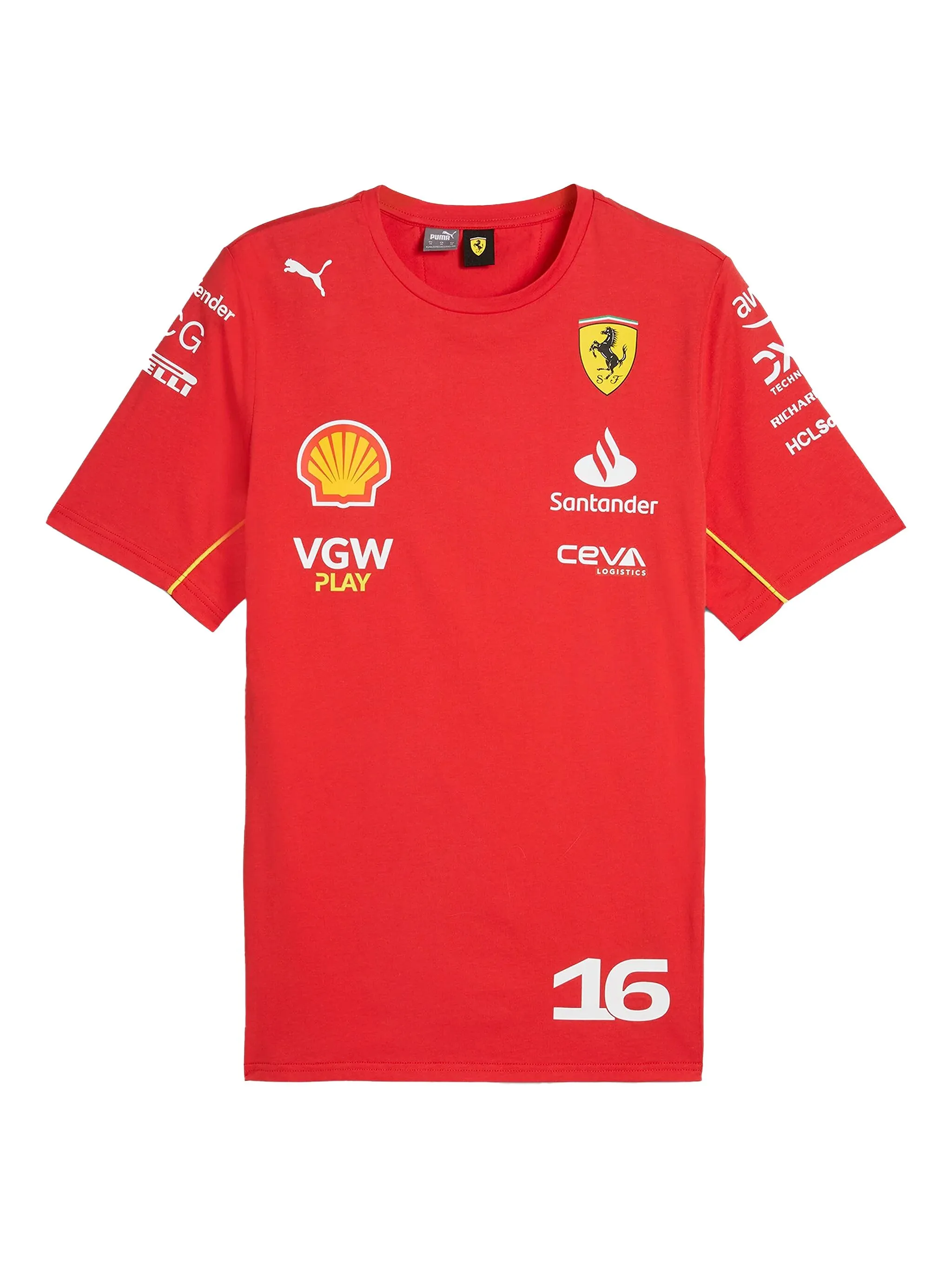 

Футболка Ferrari Charles Leclerc Puma, красный
