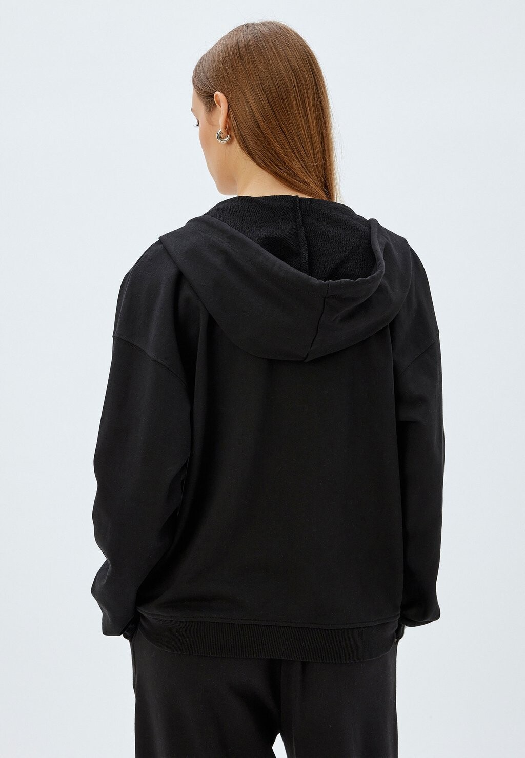 

Толстовка на молнии HOODED Koton, черный