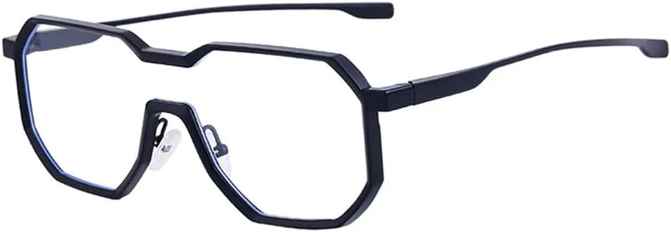 

Женские солнцезащитные очки, цельные, прозрачные линзы, зеркальное покрытие, UV400. Мужские солнцезащитные очки панк, металлический блеск, Matte Black Clear