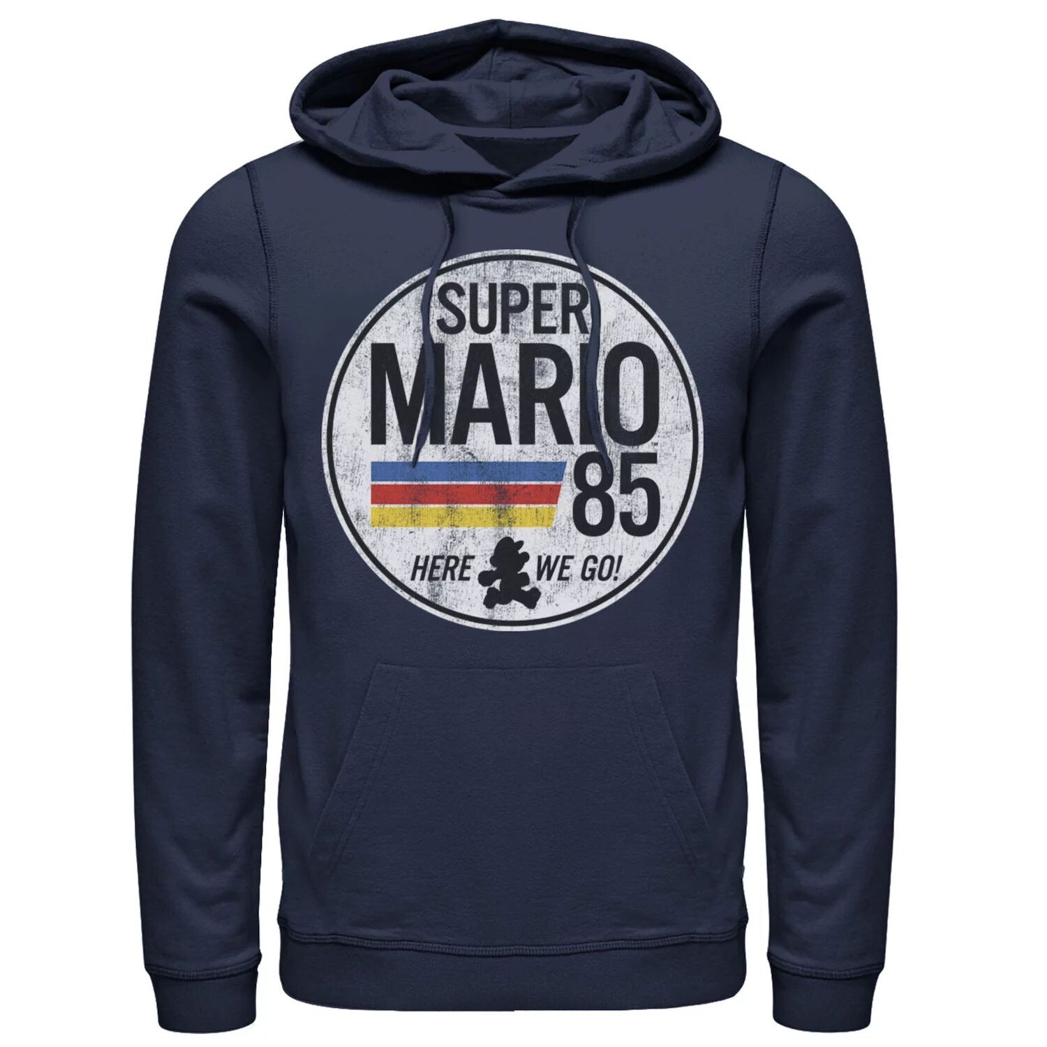 

Мужская винтажная толстовка в стиле ретро Nintendo Super Mario Here We Go '85 Licensed Character