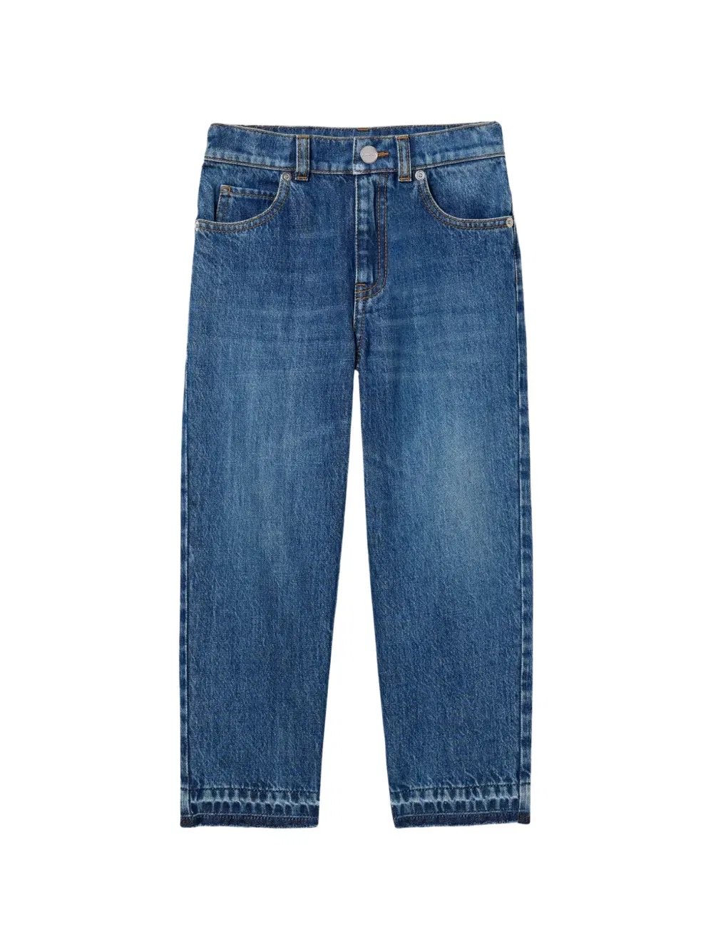 Джинсы с петлями для ремня Gucci Kids, синий