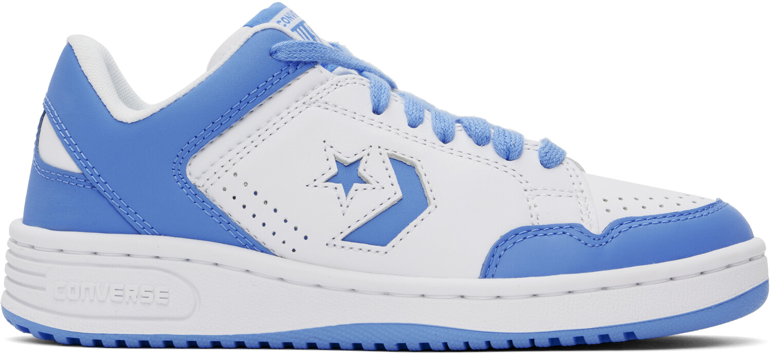 Сине-белые низкие кеды Weapon Converse
