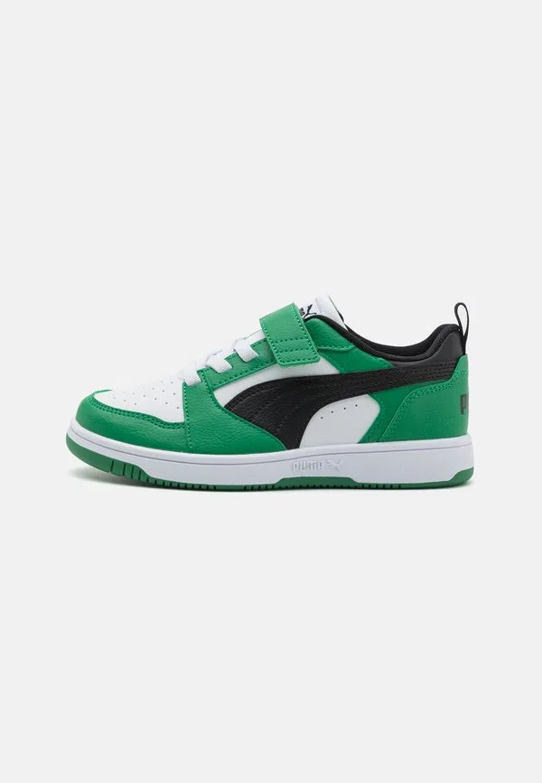 Кроссовки rebound v6 Puma, White/Black/Archive Green