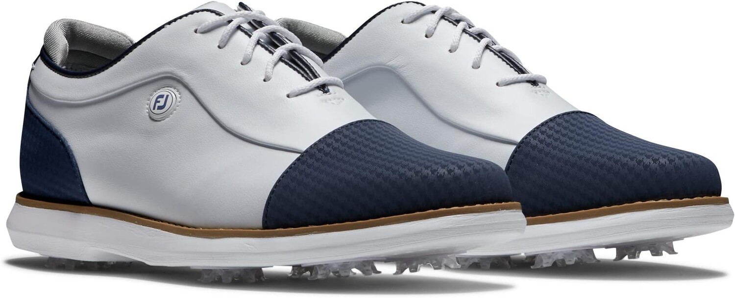 

Кроссовки Traditions Cap Toe Golf Shoes FootJoy, цвет Navy/White, Синий, Кроссовки Traditions Cap Toe Golf Shoes FootJoy, цвет Navy/White