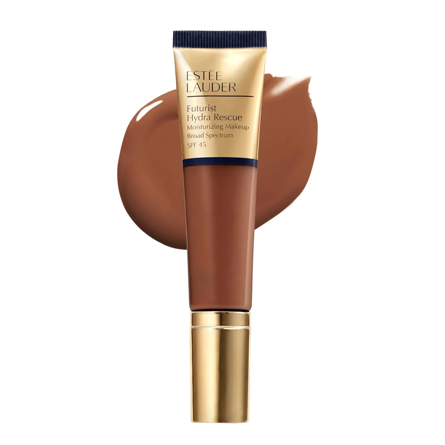 Увлажняющая тональная основа Estée Lauder Futurist Hydra Rescue с SPF 45 для 12-часового сияния, 35 мл., 6W1 Sandalwood - Very deep with warm golden undertones