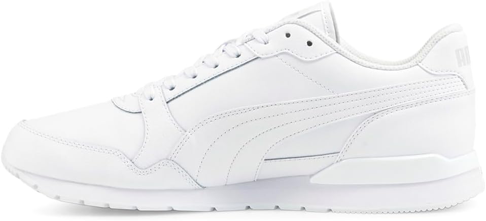 Мужские кроссовки PUMA St Runner V3 с шнуровкой, повседневные - белые — фото 3
