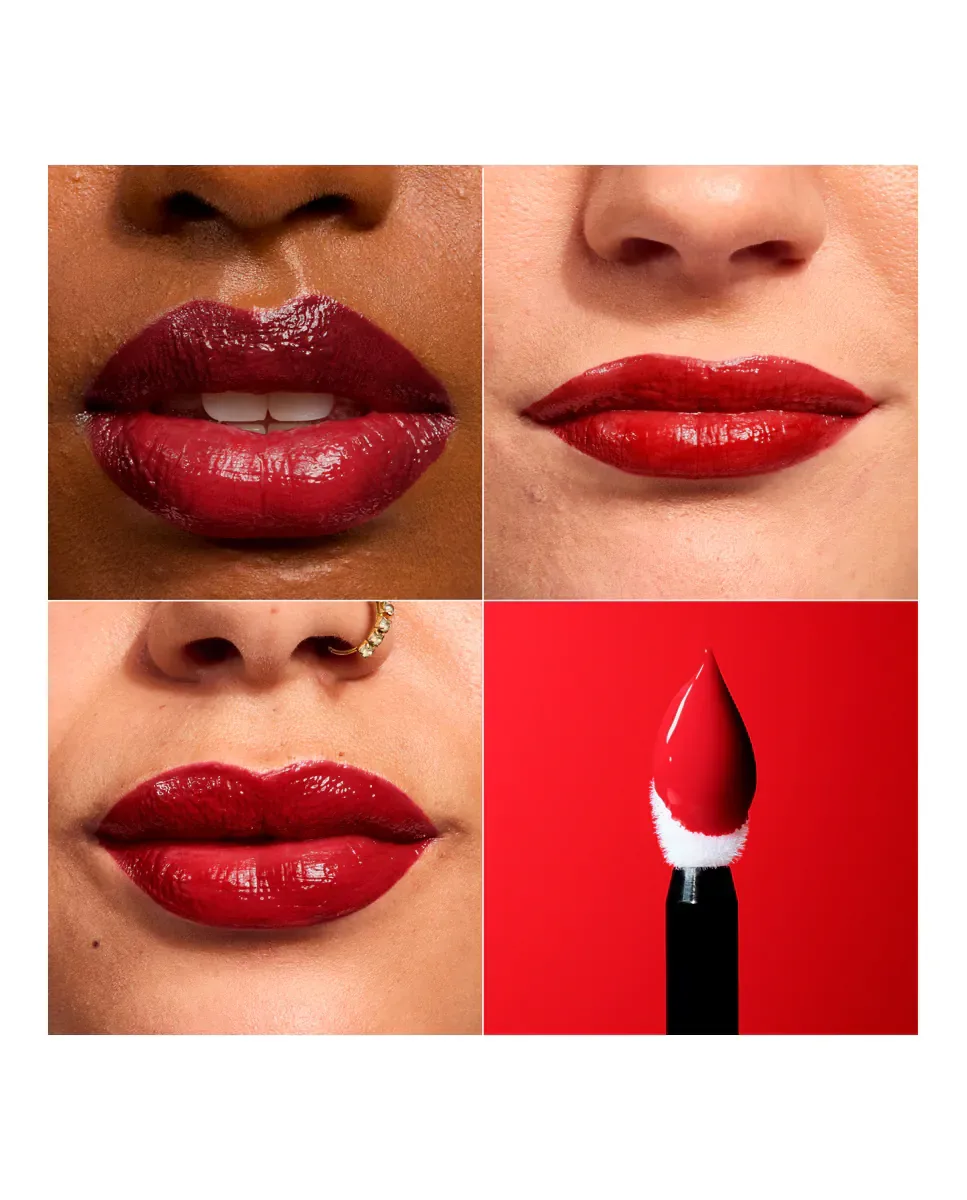 Блеск для губ Thrill Seeker Lip Latex Lip Gloss London Rimmel, 400 Rimmel Red — фото 4