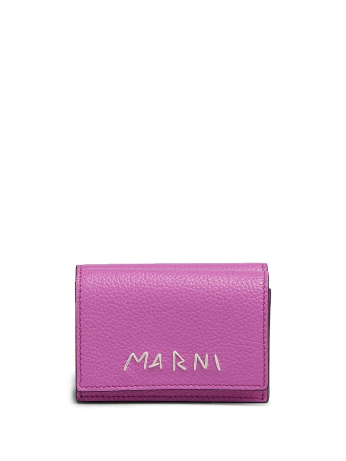 

Marni кошелек с вышитым логотипом, розовый