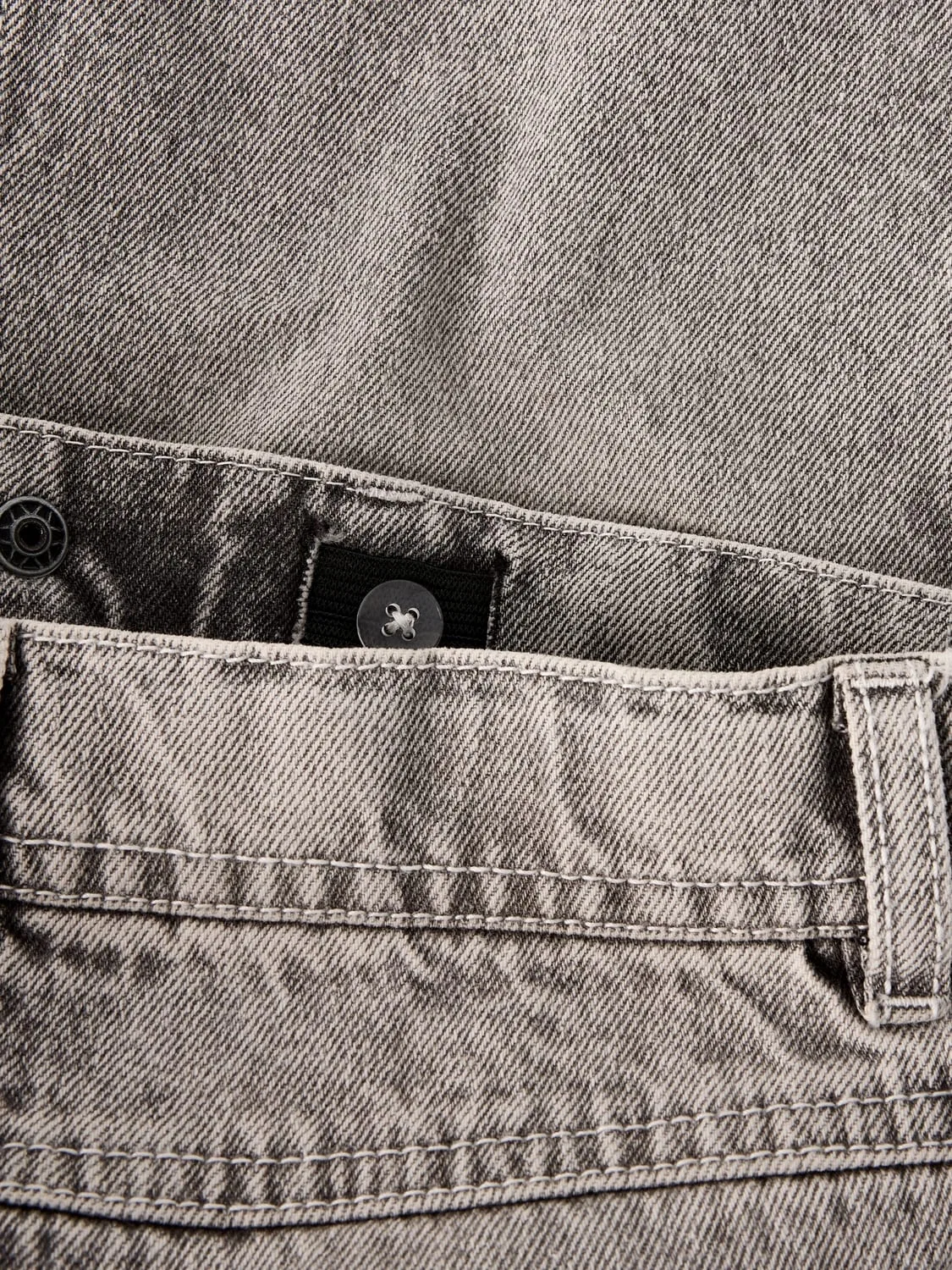 Бермуды джинсовые Name it, grey denim — фото 4