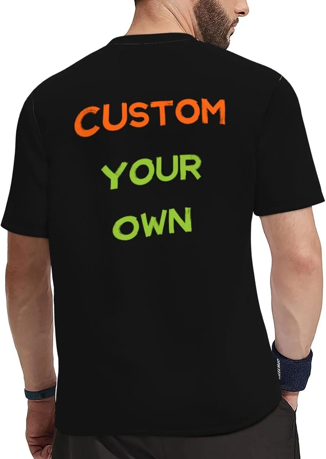 Футболка Custom с принтом на 4 сторонах для мужчин — фото 3