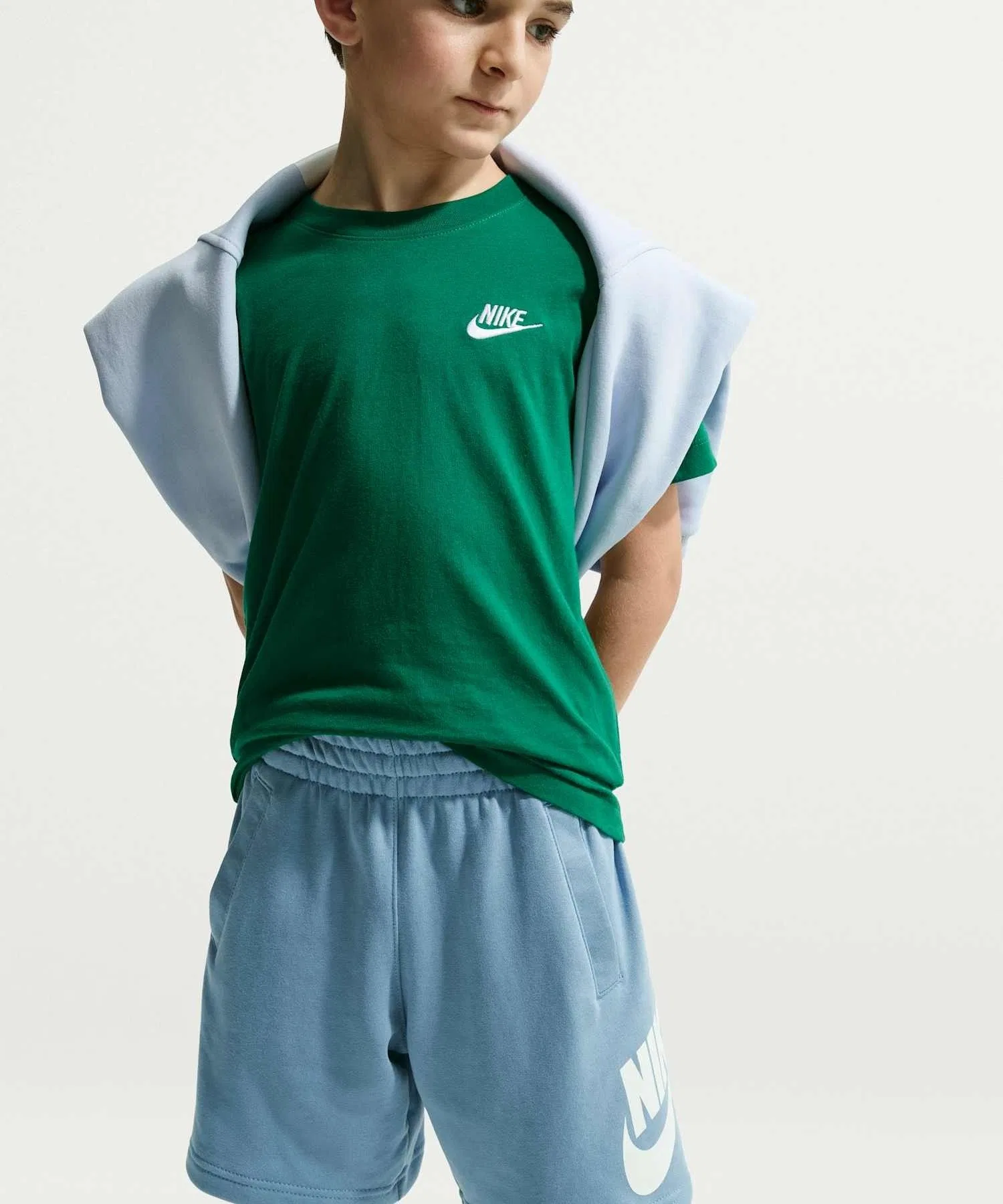 Детские шорты NIKE Sportswear Club Fleece French Terry — фото 4
