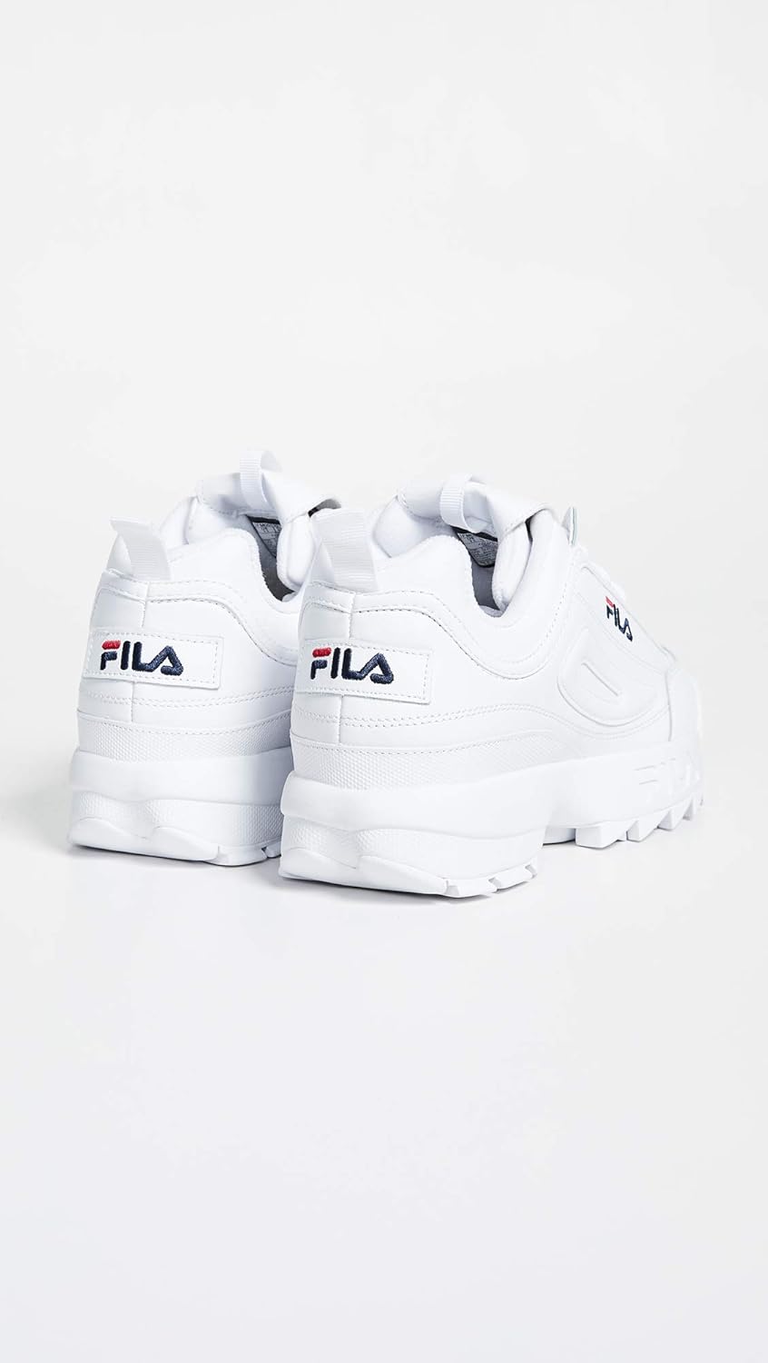Мужские кроссовки Fila MbSneaker легкие повседневные, белый/темно-синий/красный — фото 4