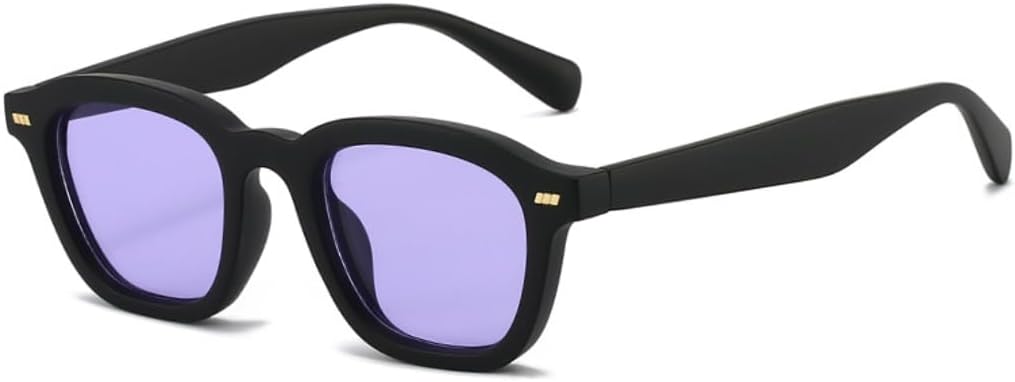 

Ретро женские солнцезащитные очки, модные, качественные, голубого конфетного цвета, трендовые мужские солнцезащитные очки с защитой от УФ-излучения UV400 UUPTTPL, Black Purple