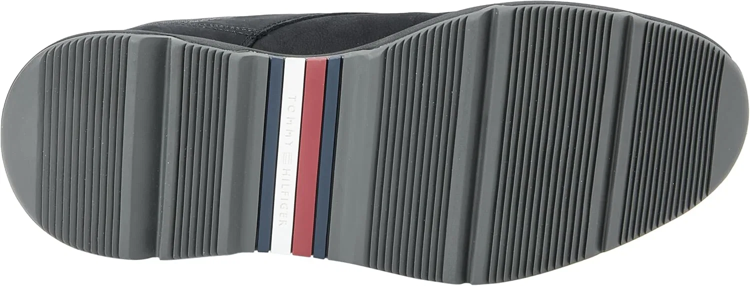 Мужские кожаные туфли Tommy Hilfiger Driver Shoe Mix Hybrid Leather Shoe, Black — фото 2