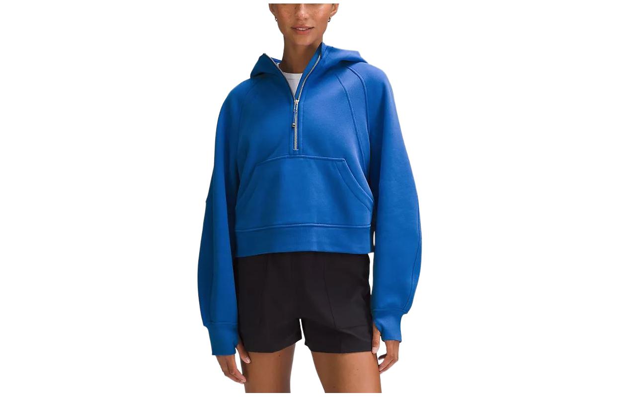 

Свободная худи с полумолнией из серии Scuba для женщин Lululemon, Flame синий/BLBT