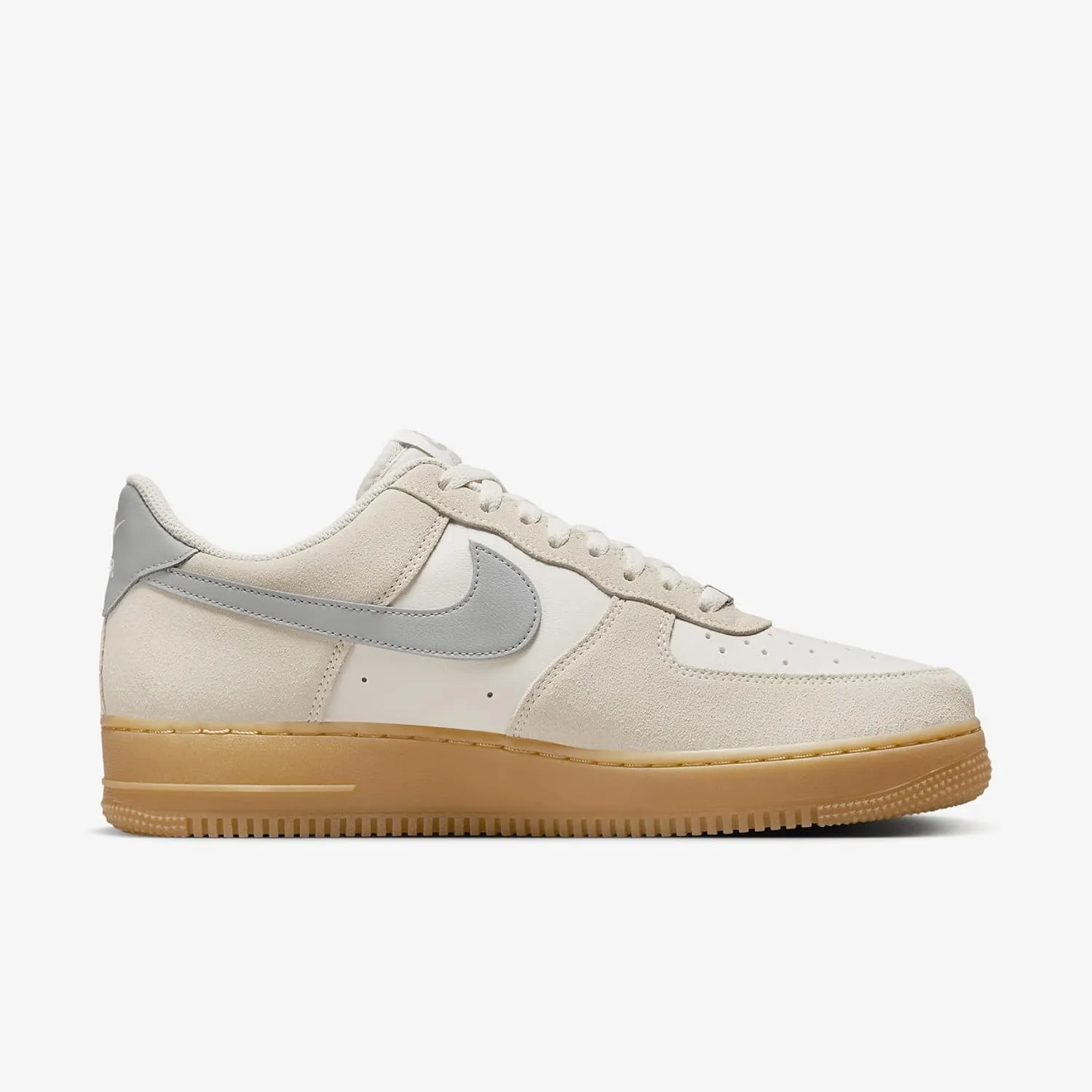 Мужские кроссовки Nike Air Force 1 '07 Lv8, белый/желтый/серый — фото 3