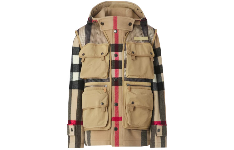 Куртка мужская Burberry, хаки — фото 4