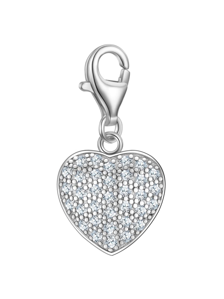 

Rafaela Donata Подвеска в виде сердечка из стерлингового серебра с кубическим цирконием в серебряной оправе