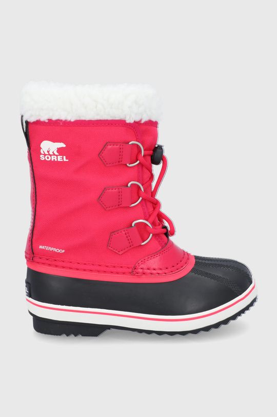 

Детские зимние ботинки Sorel, красный