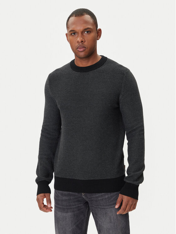 

Свитер regular fit Klapok 50548673 Boss, чёрный