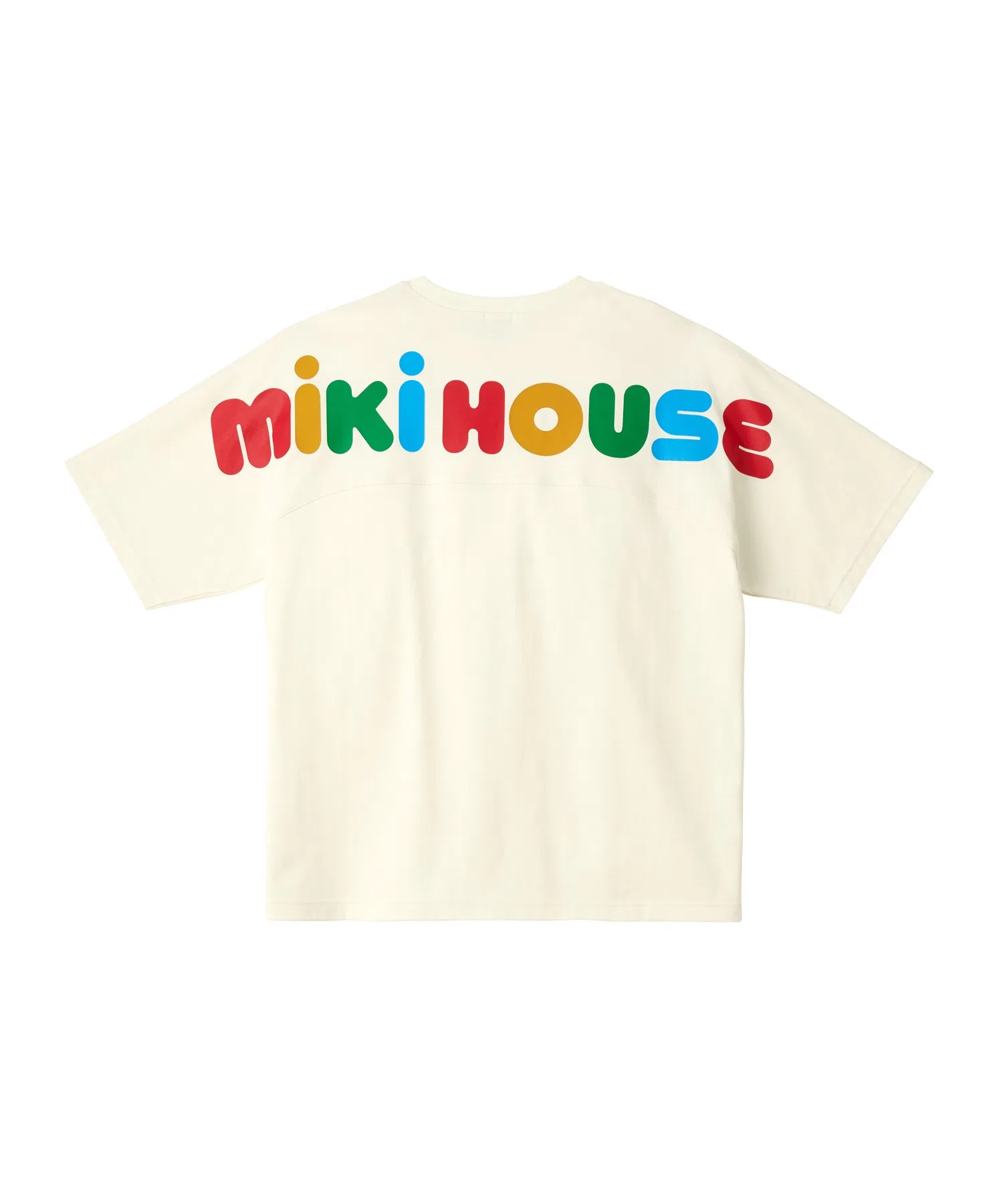 Взрослая футболка MIKI HOUSE с логотипом на спине