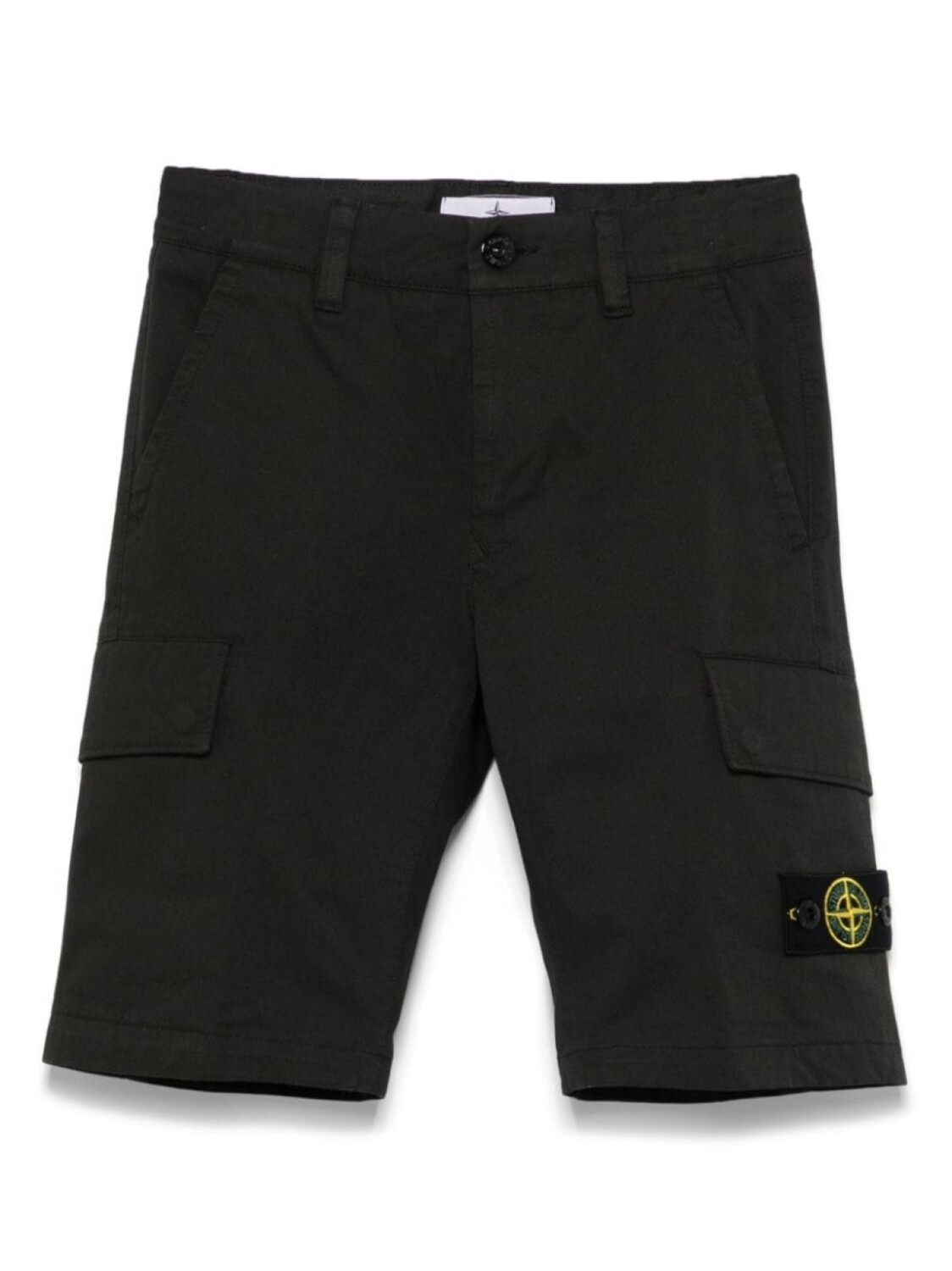 

Stone Island Junior шорты карго с нашивкой Compass, черный