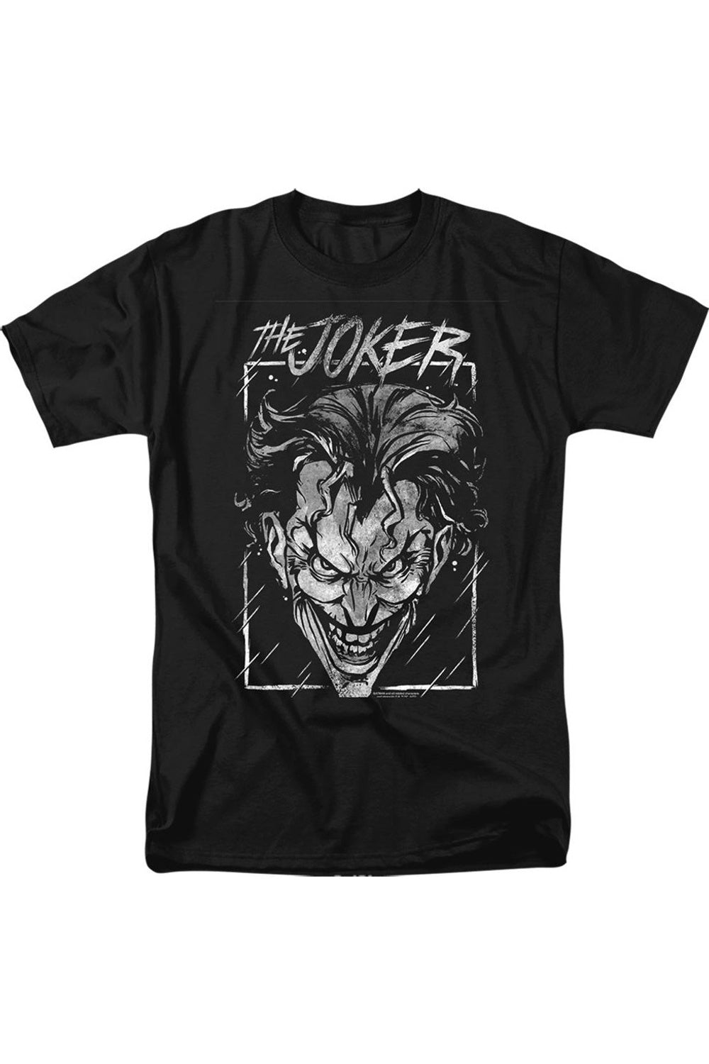 

Футболка / футболка для взрослых с коротким рукавом Batman Joker Storm On Black Gildan