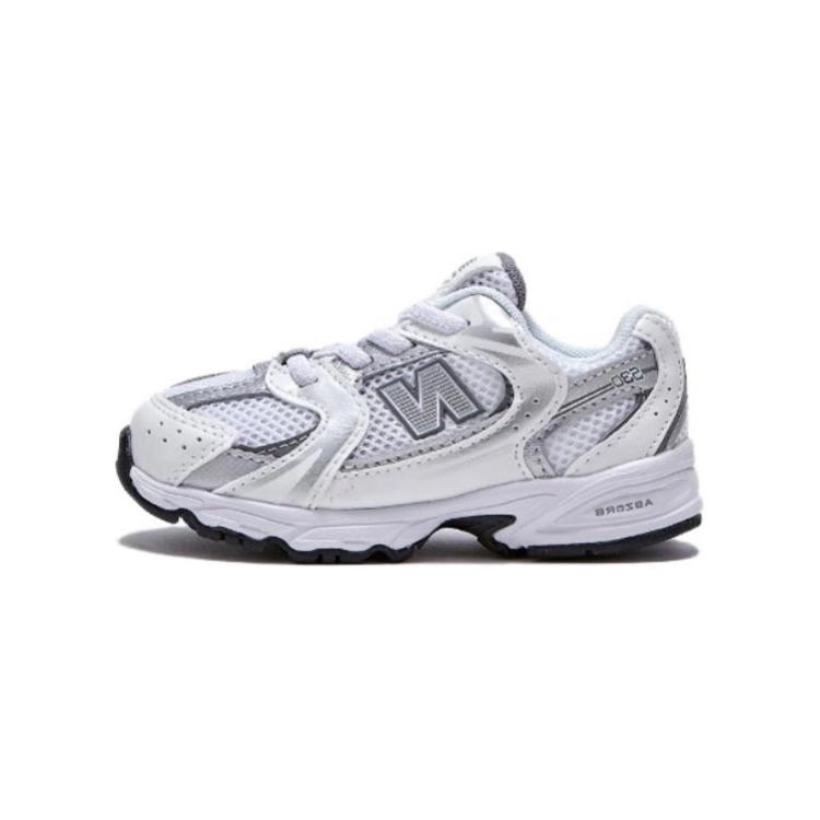 

Низкие кроссовки New Balance 530 в корейском стиле для малышей, серебряный