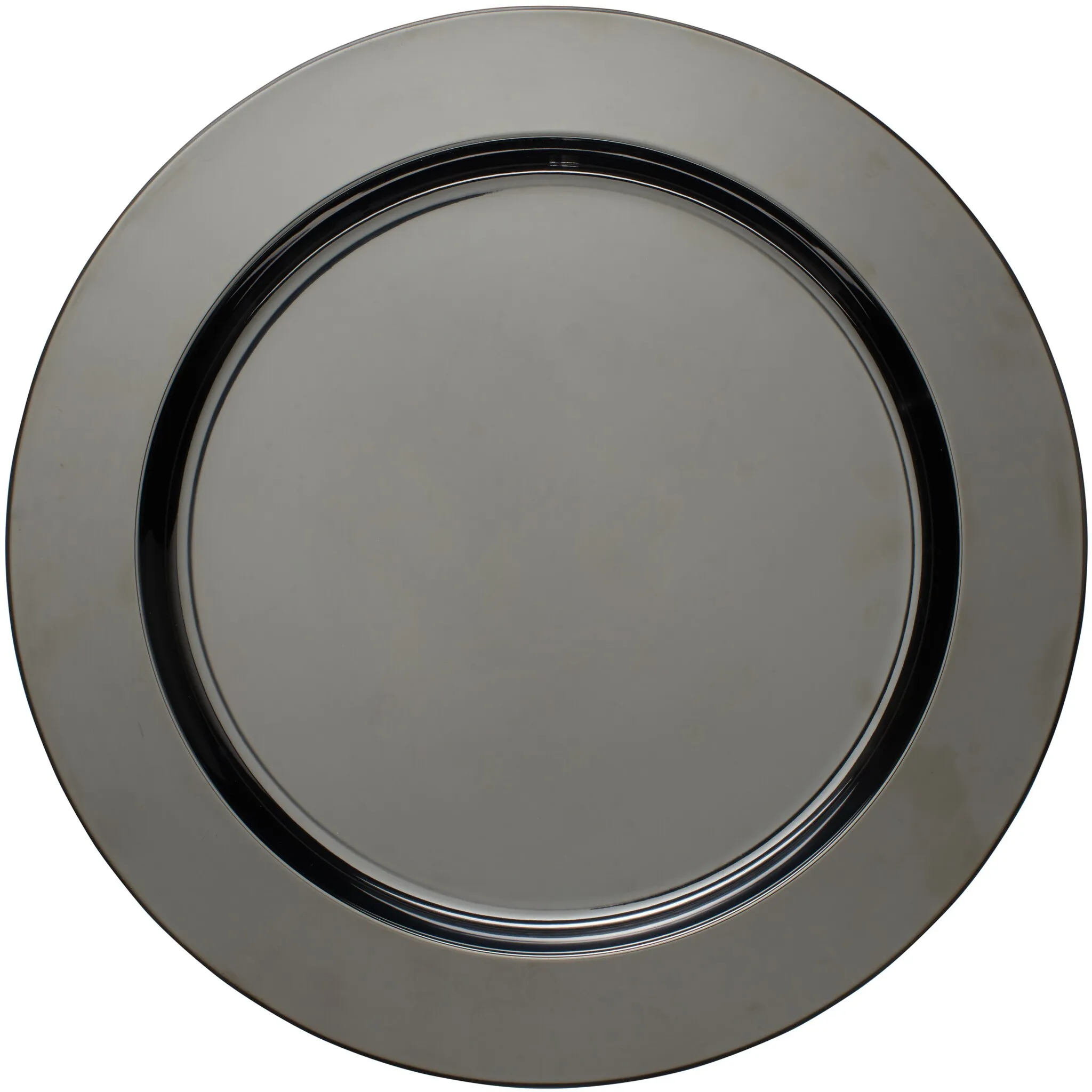 

ECHTWERK «Блестящая» тарелка для зарядки (набор, 2 шт.), набор сервировочных тарелок из высококачественной нержавеющей стали, декоративная тарелка, Ø 33,2 см, цвет Black-Edition