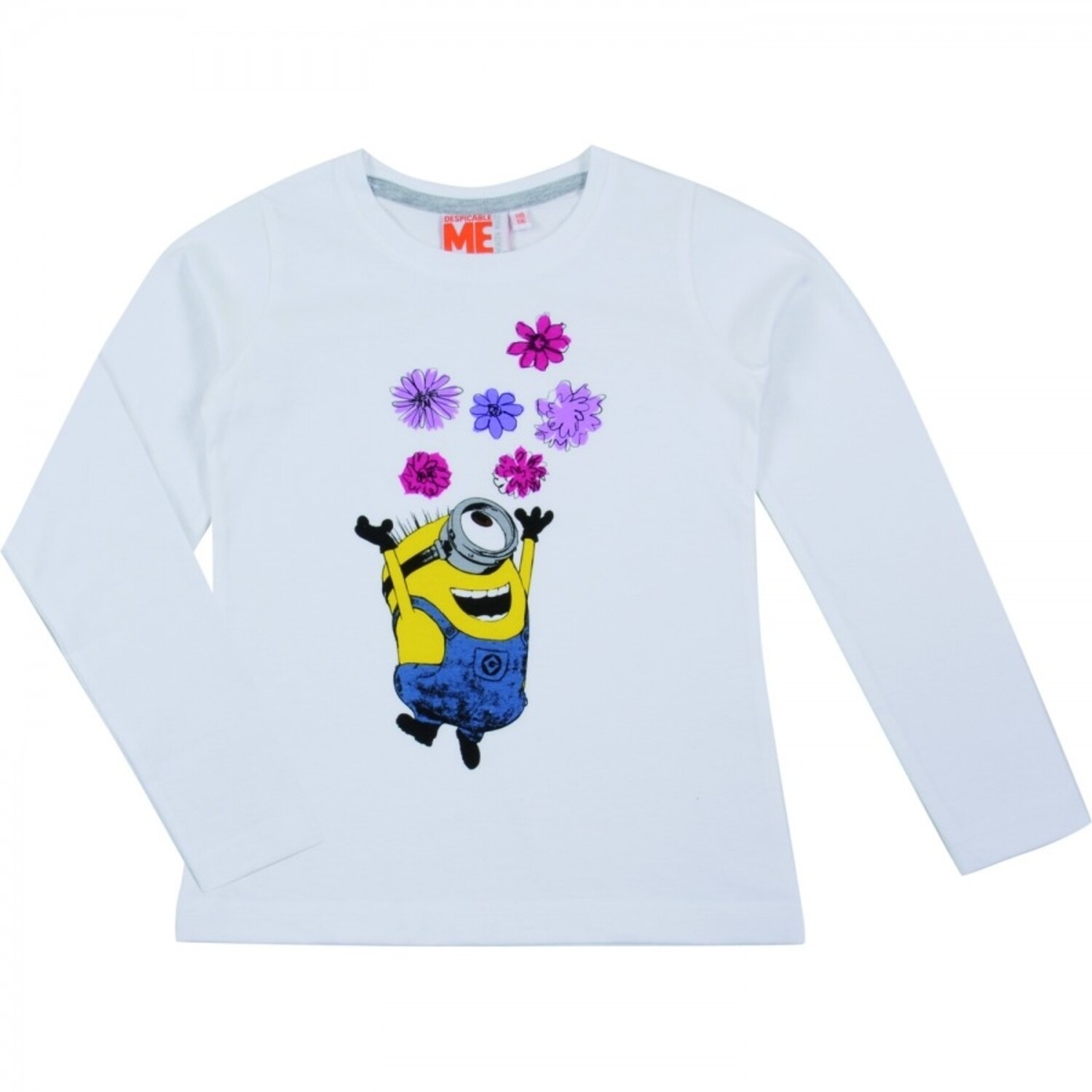 

Толстовка United Labels Minions Pullover Blümchen langärmlig, белый