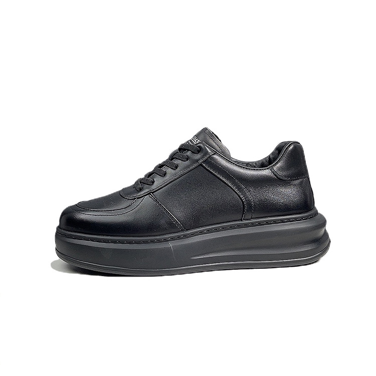 

SENJIALUO Мужские лоу-топ скейтборд кроссовки черные, цвет Black