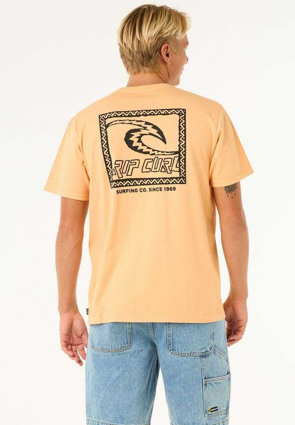 

Футболка с принтом TEE Rip Curl, оранжевый