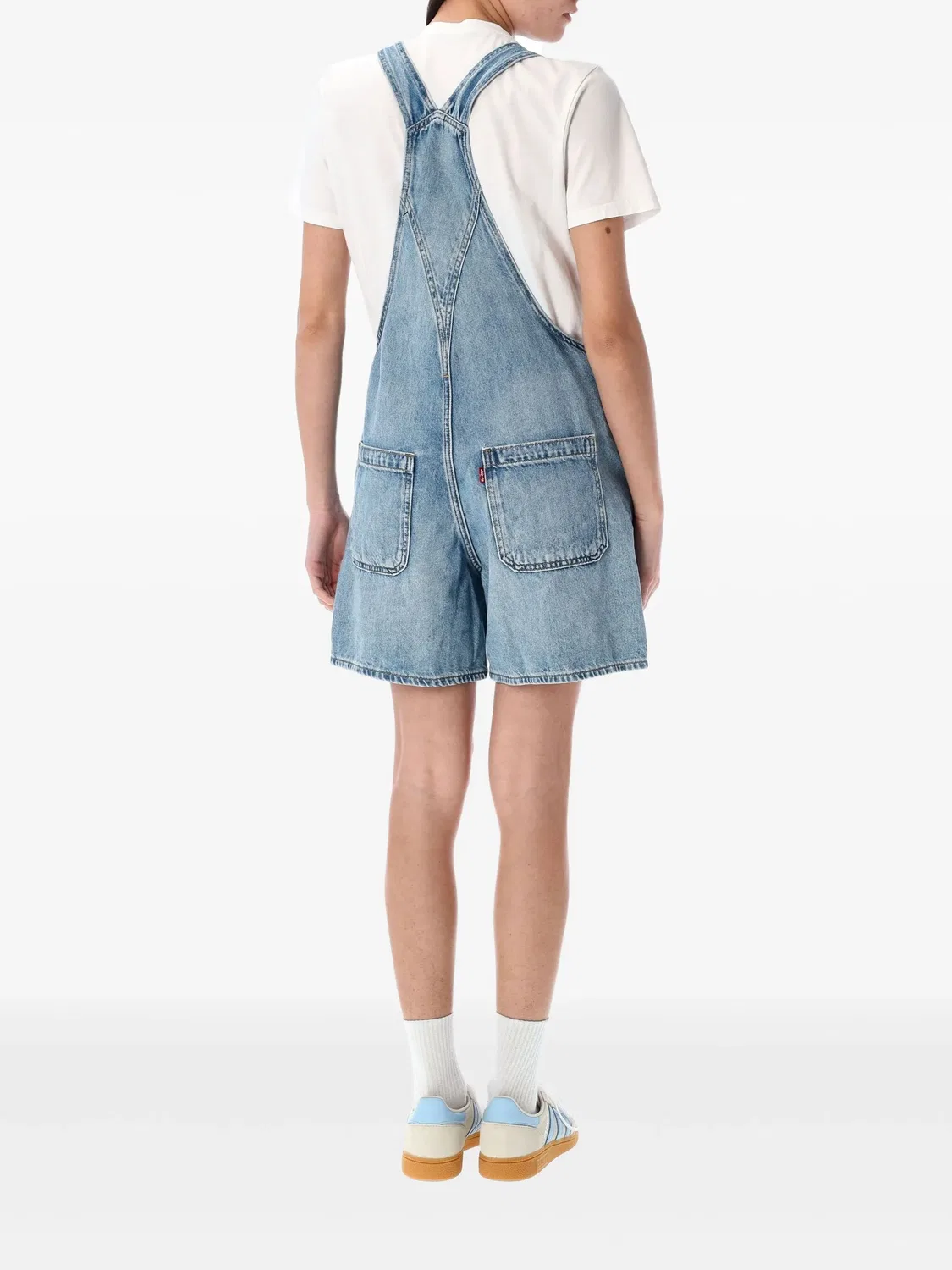 Комбинезон с нашивкой-логотипом Levi's, голубой — фото 2
