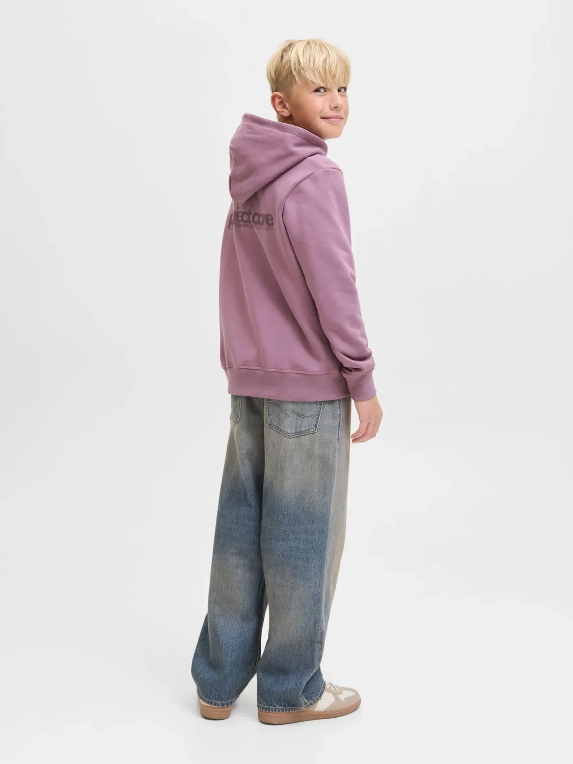Джинсы baggy fit, JACK & JONES Junior, blue denim — фото 4