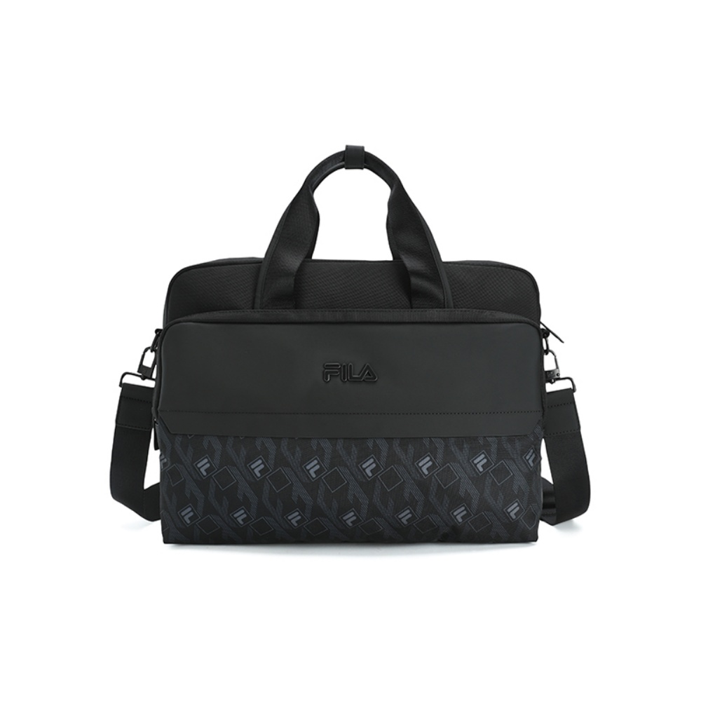 

FILA Кожаная сумка через плечо мужская классическая черная, Jet Black