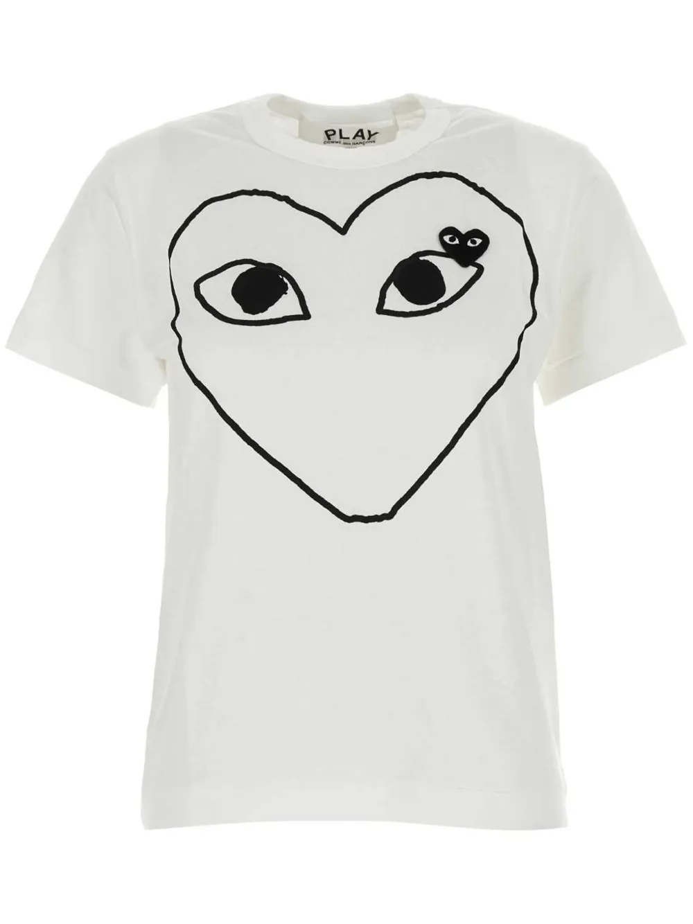 

Футболка с принтом Comme Des Garçons Play, белый